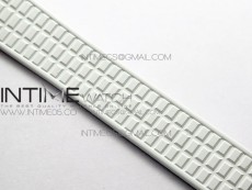 Aquanaut 5067A SS PPF 1:1 Best Edition White Textured Dial on White Rubber Strap AE23 (Free a box)