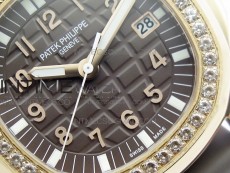 Aquanaut 5067A RG PPF 1:1 Best Edition Brown Textured Dial on Brown Rubber Strap AE23 (Free a box)