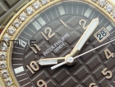 Aquanaut 5067A RG PPF 1:1 Best Edition Brown Textured Dial on Brown Rubber Strap AE23 (Free a box)