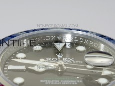 GMT Master II 126710 Red/Blue T Crystal VRF Best Edition Black Dial On SS/Paved Crystal Bracelet  3186 CHS