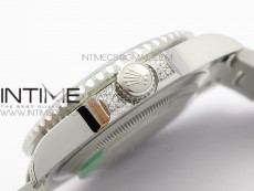 GMT Master II 126710 Red/Blue T Crystal VRF Best Edition Black Dial On SS/Paved Crystal Bracelet  3186 CHS