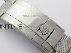 GMT Master II 126710 Red/Blue T Crystal VRF Best Edition Black Dial On SS/Paved Crystal Bracelet  3186 CHS