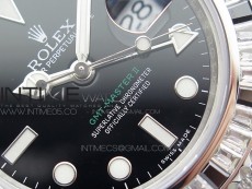 GMT Master II 126710 White/Black T CrystalVRF Best Edition Black Dial On SS/Paved CrystalBracelet  3186 CHS