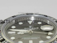 GMT Master II 126710 White/Black T CrystalVRF Best Edition Black Dial On SS/Paved CrystalBracelet  3186 CHS