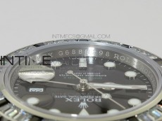GMT Master II 126710 White/Black T CrystalVRF Best Edition Black Dial On SS/Paved CrystalBracelet  3186 CHS