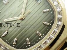 Nautilus 5711/1R T Crystal Bezel PPF V4 1:1 Best Edition Brown Textured Dial on RG Bracelet 324CS (Free box)