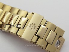 Nautilus 5711/1R T Crystal Bezel PPF V4 1:1 Best Edition Brown Textured Dial on RG Bracelet 324CS (Free box)