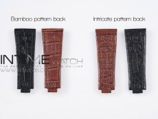 Genuine Alligator Leather Strap with Metal Insert for Rolex