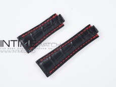 Genuine Alligator Leather Strap with Metal Insert for Rolex
