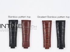 Genuine Alligator Leather Strap with Metal Insert for Rolex