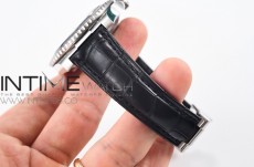Genuine Alligator Leather Strap with Metal Insert for Rolex