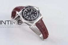 Genuine Alligator Leather Strap with Metal Insert for Rolex
