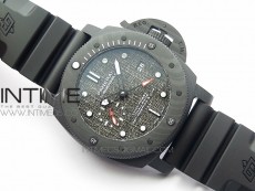 PAM1039 Carbotech VSF Best Edition Dark Grey Sail Dial on Rubber Strap P.9010 Clone (Free White Rubber Strap)