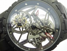 Excalibur Rddbex0393 FC BBR Best Edition Skeleton Dial on Black Rubber Strap A2136 Tourbillon V2