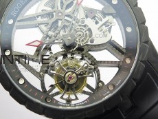 Excalibur Rddbex0393 FC BBR Best Edition Skeleton Dial on Black Rubber Strap A2136 Tourbillon V2