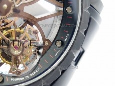 Excalibur Rddbex0393 FC BBR Best Edition Skeleton Dial on Black Rubber Strap A2136 Tourbillon V2