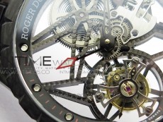 Excalibur Rddbex0393 FC BBR Best Edition Skeleton Dial on Black Rubber Strap A2136 Tourbillon V2