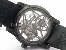 Excalibur Rddbex0393 FC BBR Best Edition Skeleton Dial on Black Rubber Strap A2136 Tourbillon V2