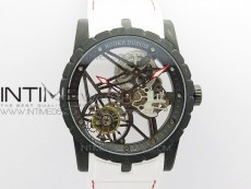 Excalibur Rddbex0393 FC BBR Best Edition Skeleton Dial on White Rubber Strap A2136 Tourbillon V2