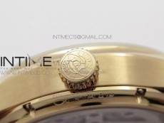 Portuguese Real PR Real Annual Calendar IW5034 RG V9F Best Edition Blue Dial On Black Leather Strap A52610