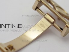 Portuguese Real PR Real Annual Calendar IW5034 RG V9F Best Edition Blue Dial On Black Leather Strap A52610