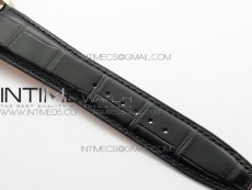 Portuguese Real PR Real Annual Calendar IW5034 RG V9F Best Edition Blue Dial On Black Leather Strap A52610