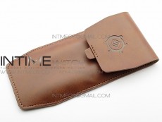 Portuguese Real PR Real Annual Calendar IW5034 RG V9F Best Edition Blue Dial On Black Leather Strap A52610