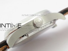 Portuguese Real PR Real Annual Calendar IW5034 V9F Best Edition White dial RG Markers On Brown Leather Strap A52610