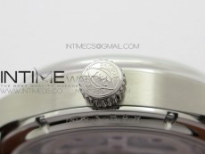 Portuguese Real PR Real Annual Calendar IW5034 V9F Best Edition White dial RG Markers On Brown Leather Strap A52610