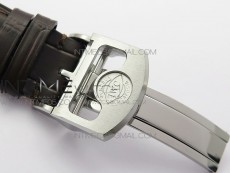 Portuguese Real PR Real Annual Calendar IW5034 V9F Best Edition White dial RG Markers On Brown Leather Strap A52610