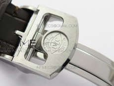 Portuguese Real PR Real Annual Calendar IW5034 V9F Best Edition White dial RG Markers On Brown Leather Strap A52610