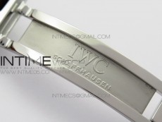 Portuguese Real PR Real Annual Calendar IW5034 V9F Best Edition White dial RG Markers On Brown Leather Strap A52610