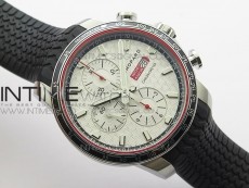 Mille Miglia 168571 SS V7F 1:1 Best Edition White Dial On Black Rubber Strap A7750 to Cal.107179