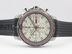 Mille Miglia 168571 SS V7F 1:1 Best Edition White Dial On Black Rubber Strap A7750 to Cal.107179