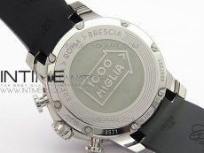 Mille Miglia 168571 SS V7F 1:1 Best Edition White Dial On Black Rubber Strap A7750 to Cal.107179