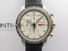 Mille Miglia 168571 SS/RG V7F 1:1 Best Edition Black Dial On Black Rubber Strap A7750 to Cal.107179
