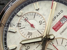 Mille Miglia 168571 SS/RG V7F 1:1 Best Edition Black Dial On Black Rubber Strap A7750 to Cal.107179