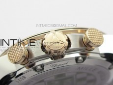 Mille Miglia 168571 SS/RG V7F 1:1 Best Edition Black Dial On Black Rubber Strap A7750 to Cal.107179