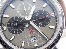 Mille Miglia 168571 SS V7F 1:1 Best Edition Gray Dial On Brown Gummy Strap A7750 to Cal.107179