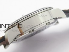 Mille Miglia 168571 SS V7F 1:1 Best Edition Gray Dial On Brown Gummy Strap A7750 to Cal.107179