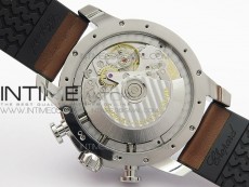 Mille Miglia 168571 SS V7F 1:1 Best Edition Gray Dial On Brown Gummy Strap A7750 to Cal.107179