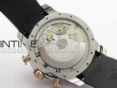 Mille Miglia 168571 SS V7F 1:1 Best Edition Gray Dial On Brown Gummy Strap A7750 to Cal.107179