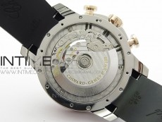 Mille Miglia 168571 SS V7F 1:1 Best Edition Gray Dial On Brown Gummy Strap A7750 to Cal.107179