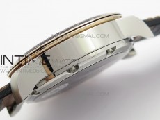 Mille Miglia 168571 SS/RG V7F 1:1 Best Edition Gray Dial On Brown Gummy Strap A7750 to Cal.107179
