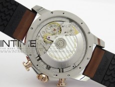 Mille Miglia 168571 SS/RG V7F 1:1 Best Edition Gray Dial On Brown Gummy Strap A7750 to Cal.107179