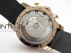 Mille Miglia 168571 RG V7F 1:1 Best Edition Black Dial On Black Rubber Strap A7750 to Cal.107179