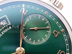 Portuguese Real PR Real Annual Calendar IW503510 ZF 1:1 Best Edition Green Dial on Black Leather Strap A52850