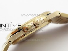 Nautilus 5711/1R Crystal Bezel PPF V4 1:1 Best Edition White Textured Dial on RG Bracelet 324CS (Free box)