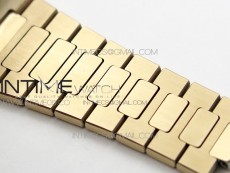 Nautilus 5711/1R Crystal Bezel PPF V4 1:1 Best Edition White Textured Dial on RG Bracelet 324CS (Free box)