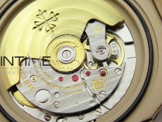 Nautilus 5711/1R Crystal Bezel PPF V4 1:1 Best Edition White Textured Dial on RG Bracelet 324CS (Free box)